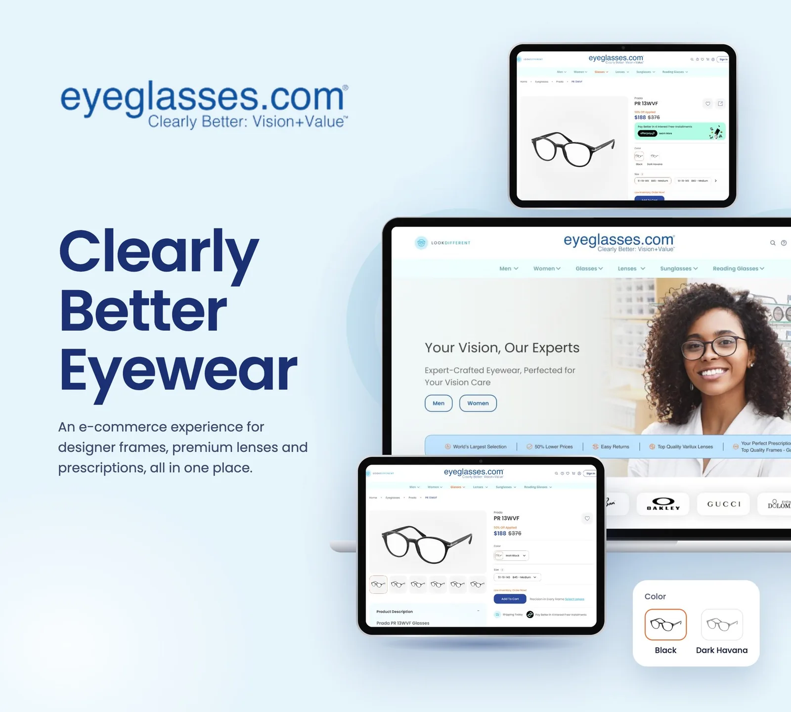 eyeglasses.com — E-commerce · Web
