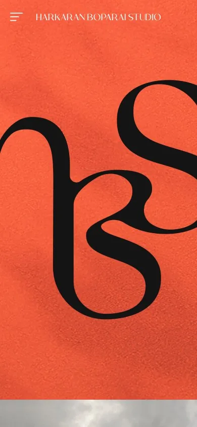 Harkaran Boparai Studio — Homepage · mobile