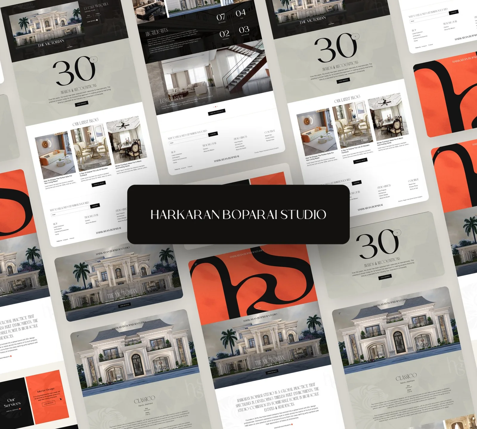 Harkaran Boparai Studio — Website · Architecture studio