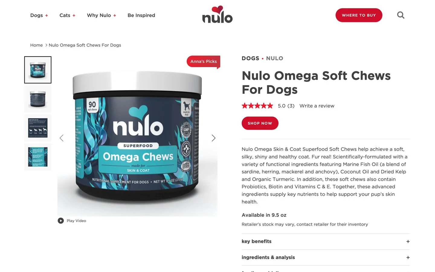 Nulo — Product page